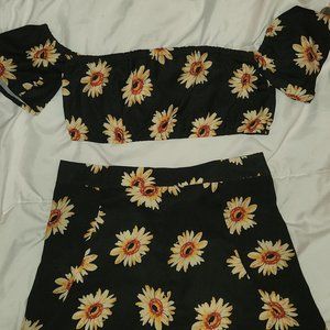 2 piece Sunflower set